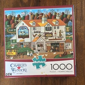 Buffalo Charles Wysocki The Farm 1000-Piece Puzzle